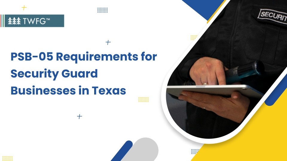 psb-05 requirements for security guard business in texas banner