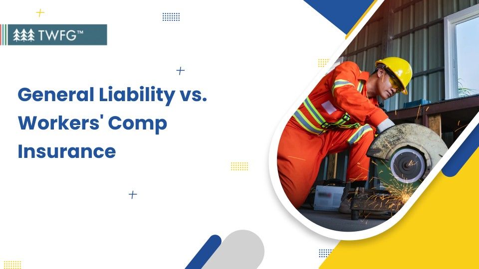 general liability vs workers comp insurance banner