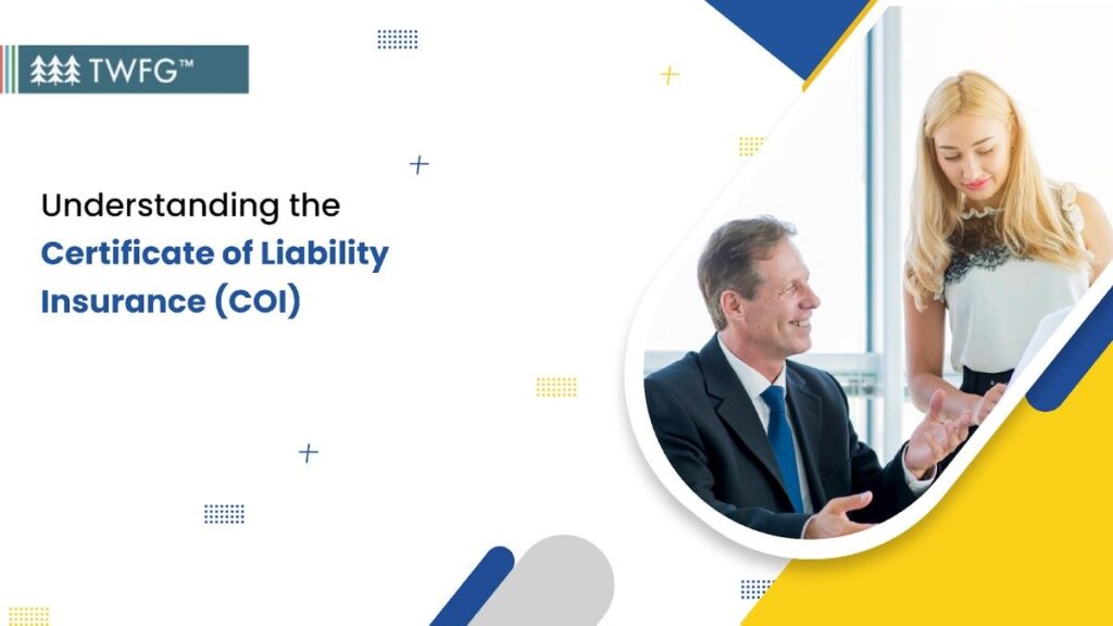 understanding the certificate of liability insurance banner