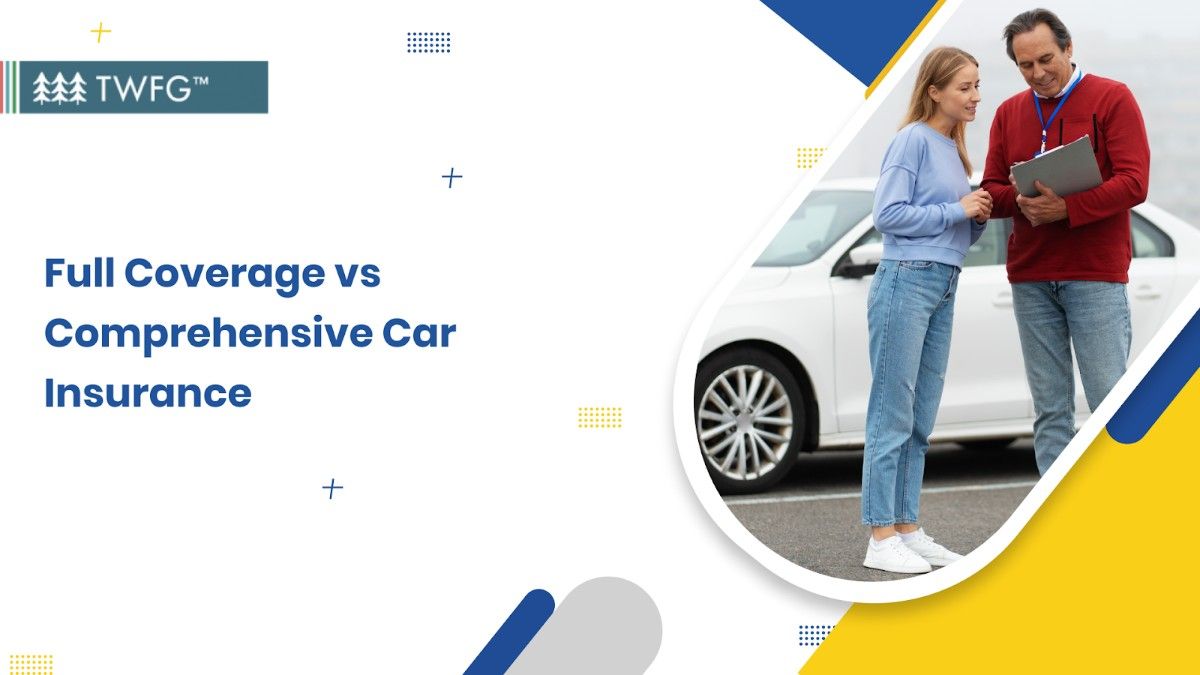 full coverage vs comprehensive car insurance banner